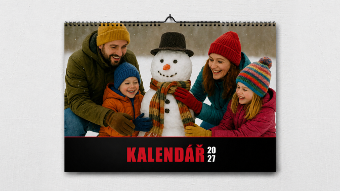 A4 Kalendář na šířku – vzor 04